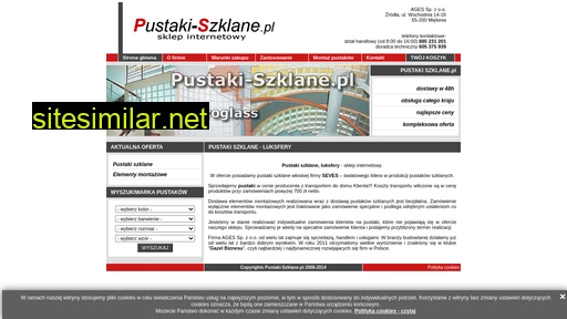 pustaki-szklane.pl alternative sites