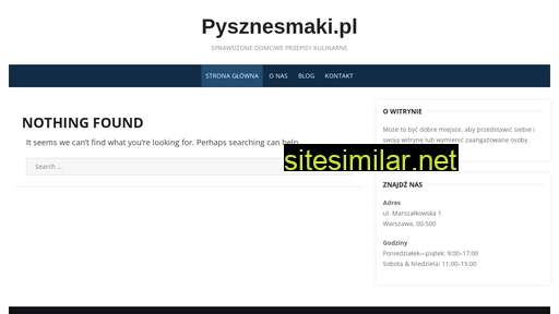 pysznesmaki.pl alternative sites