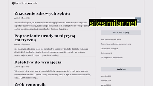 qferpracownia.pl alternative sites