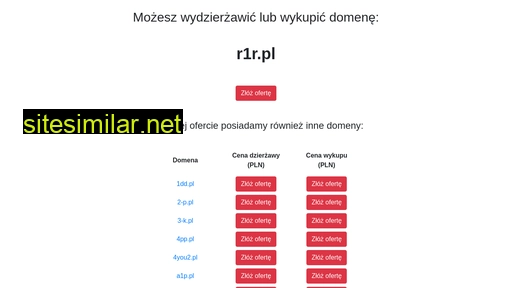 r1r.pl alternative sites