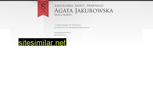 radcajakubowska.pl alternative sites