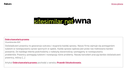 rakurs.pl alternative sites