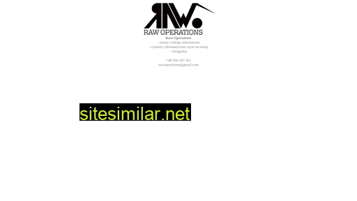rawoperations.pl alternative sites