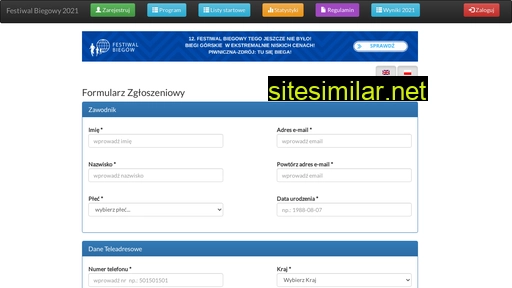 rejestracja-festiwalbiegowy.pl alternative sites
