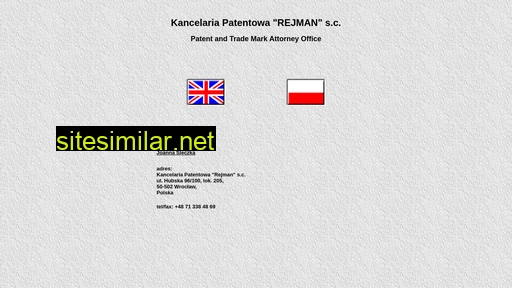rejman-patent.com.pl alternative sites