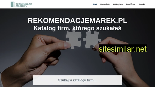 rekomendacjemarek.pl alternative sites