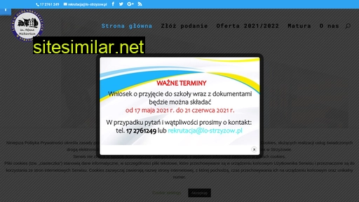 rekrutacjalostrzyzow.pl alternative sites