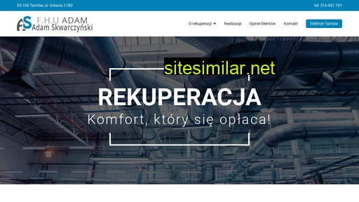 rekuperacjatarnow.pl alternative sites