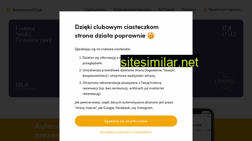 restaurantclub.pl alternative sites