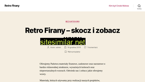 retrofirany.pl alternative sites