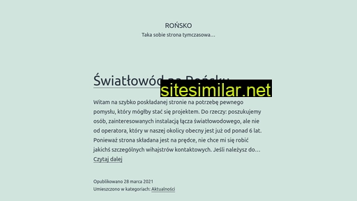 ronsko.pl alternative sites