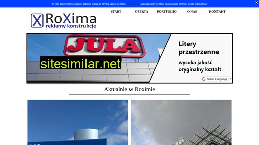 Roxima similar sites