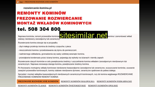 rozwiercanie-komina.pl alternative sites