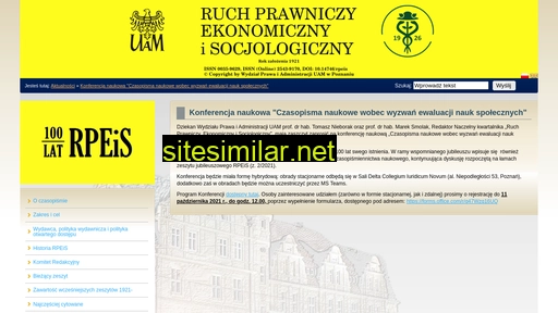 rpeis.amu.edu.pl alternative sites