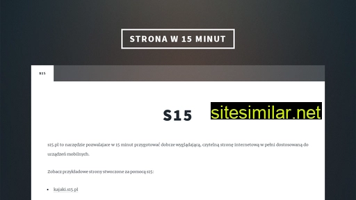 s15.pl alternative sites