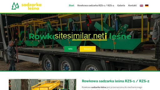 sadzarkalesna.pl alternative sites