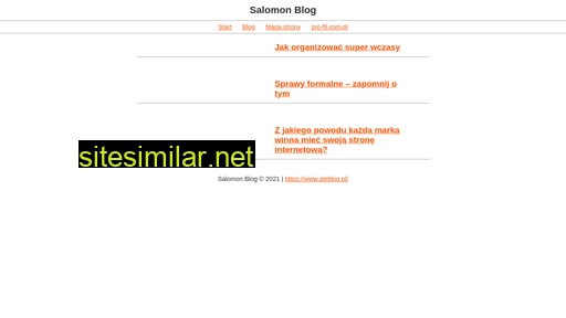 Salomon similar sites