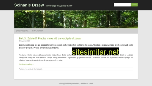 scinaniedrzew.pl alternative sites