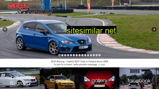 Seat-racing similar sites