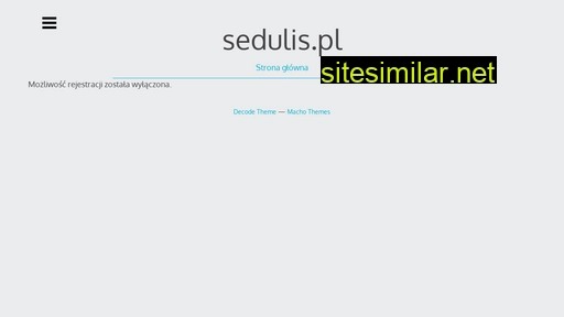 sedulis.pl alternative sites