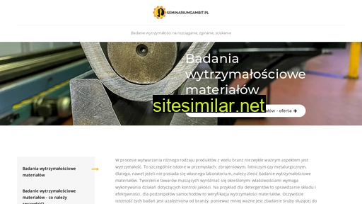 seminariumgambit.pl alternative sites