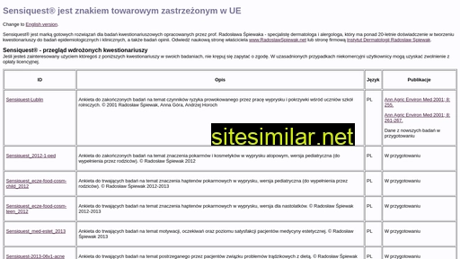 sensiquest.pl alternative sites