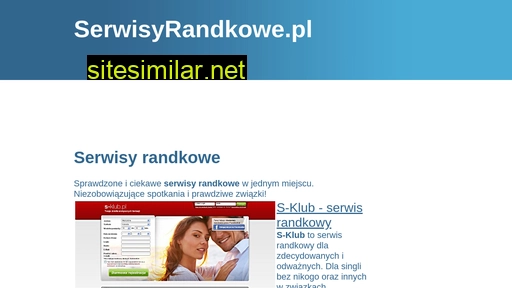 serwisyrandkowe.pl alternative sites