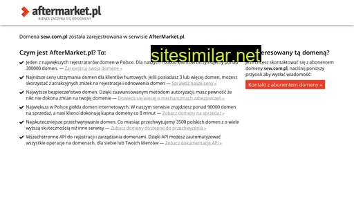 sew.com.pl alternative sites