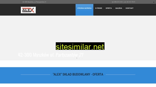 skladbudowlany-alex.pl alternative sites