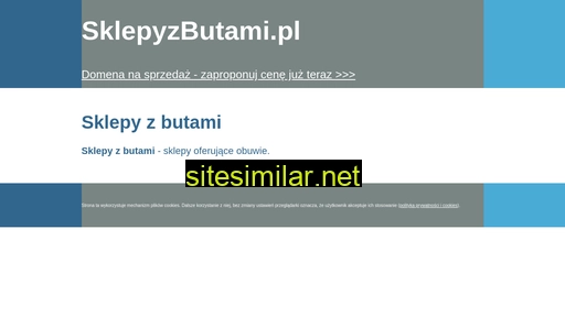 sklepyzbutami.pl alternative sites