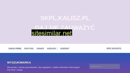 skpl.kalisz.pl alternative sites
