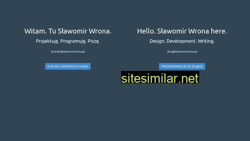 slawomirwrona.pl alternative sites