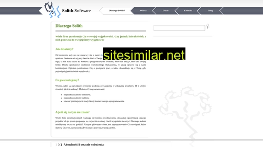 solith.com.pl alternative sites