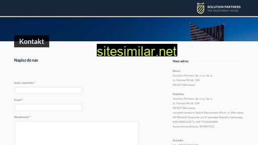 solution-partners.pl alternative sites