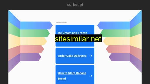 sorbet.pl alternative sites