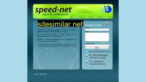 speed-net.pl alternative sites