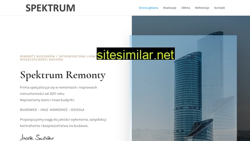 spektrumremonty.pl alternative sites