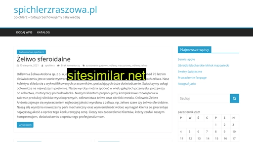 spichlerzraszowa.pl alternative sites