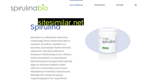 spirulinabio.pl alternative sites