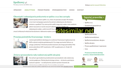 spolkowy.pl alternative sites