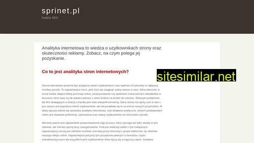 sprinet.pl alternative sites