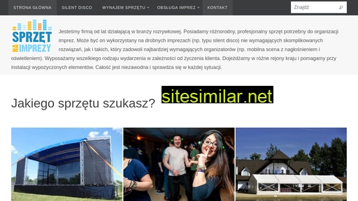 sprzetnaimprezy.pl alternative sites