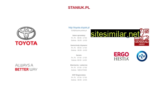 staniuk.pl alternative sites