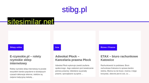 stibg.pl alternative sites