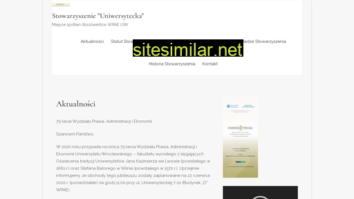 stowarzyszenieuniwersytecka.pl alternative sites