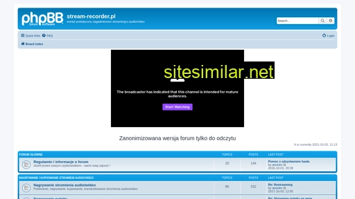 stream-recorder.pl alternative sites