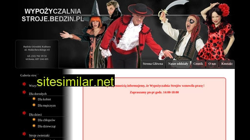 stroje.bedzin.pl alternative sites
