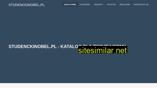 Studenckinobel similar sites