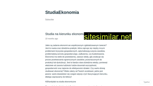 studiaekonomia.pl alternative sites