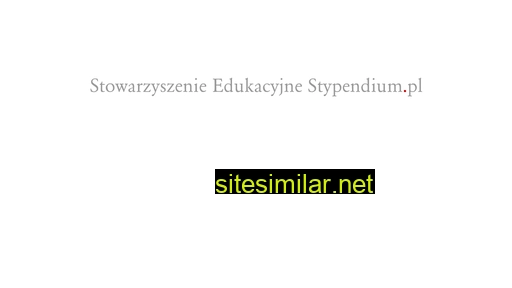stypendium.pl alternative sites